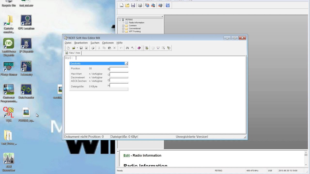 Tutorial Hytera configuration export error
