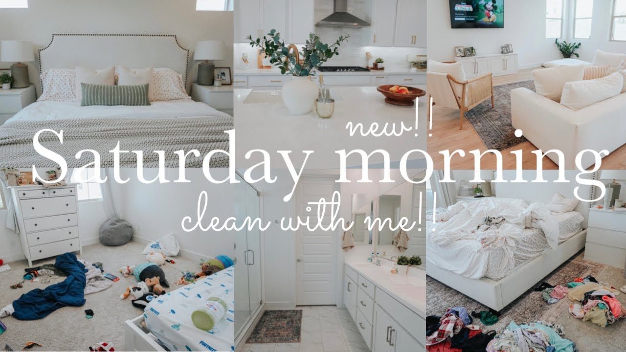 ✨ NEW SATURDAY CLEAN WITH ME!! || CLEANING MOTIVATION || CLEANING AFTER BEING SICK