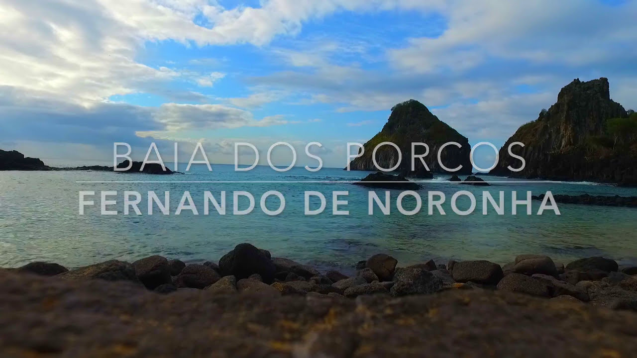 Fernando de Noronha - Baia dos Porcos - Imagens Aéreas (DRONE)