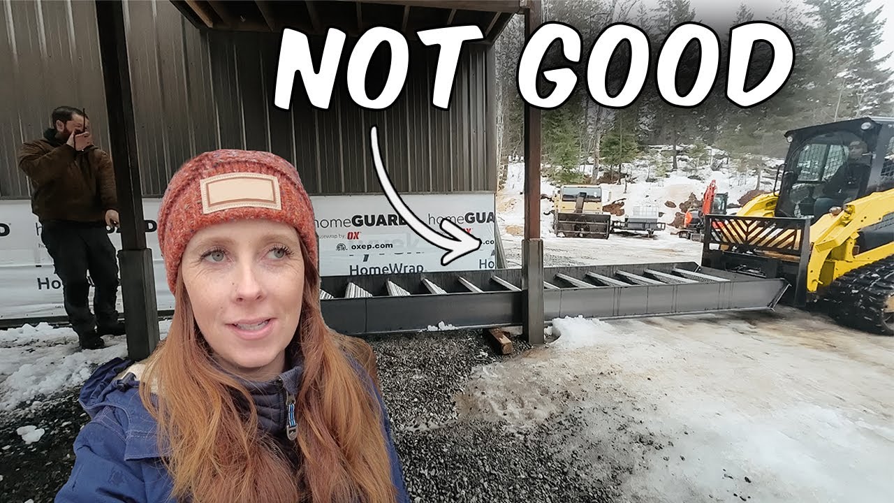 I Punched A Hole In Our Building... | Building A Metal Staircase