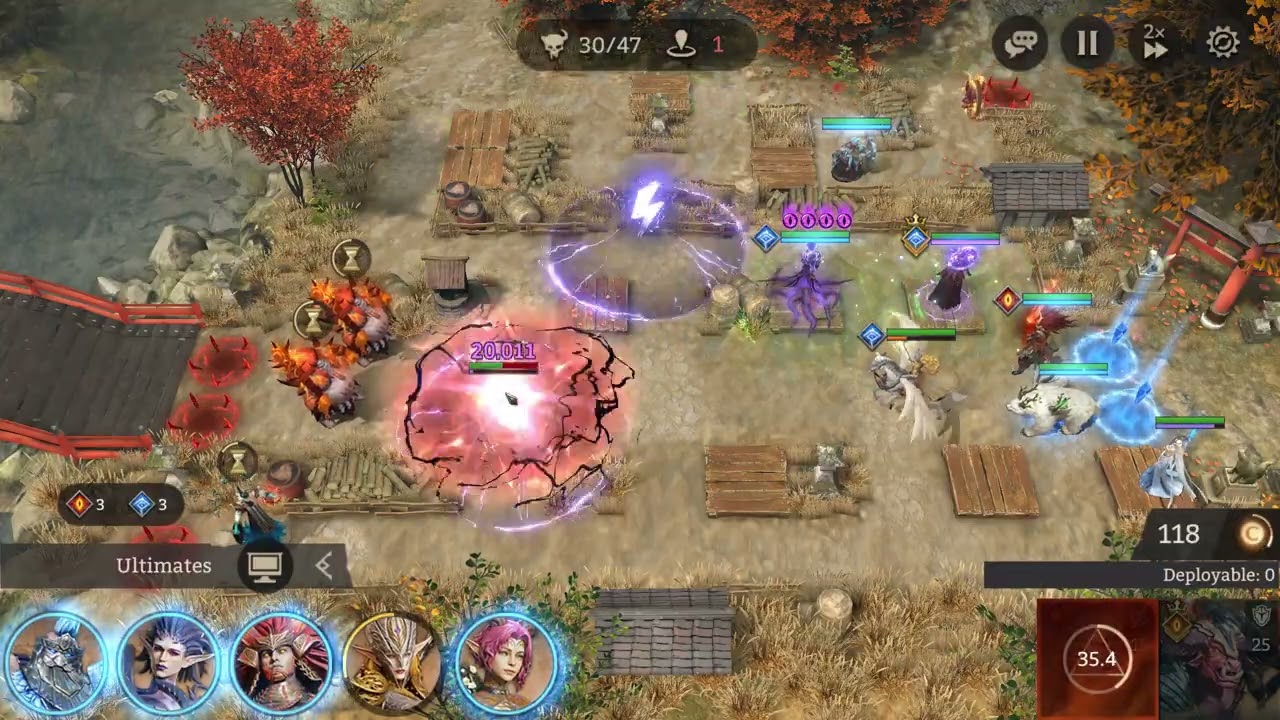 Watcher of Realms | Tower of Deception Stage 35 2 star | No Praetus or Lady Alex | Nightmare + Eso