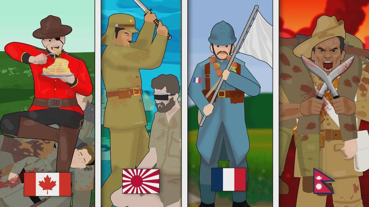 Perché questi paesi si comportano così in guerra?
