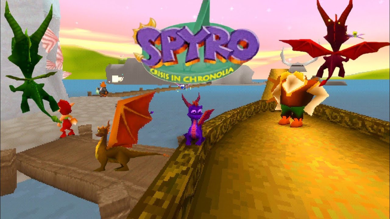 Spyro: Crisis In Chronolia Fan Game: Demo (Update) New Logo, Level Portals, Moneybags & Captain Moby