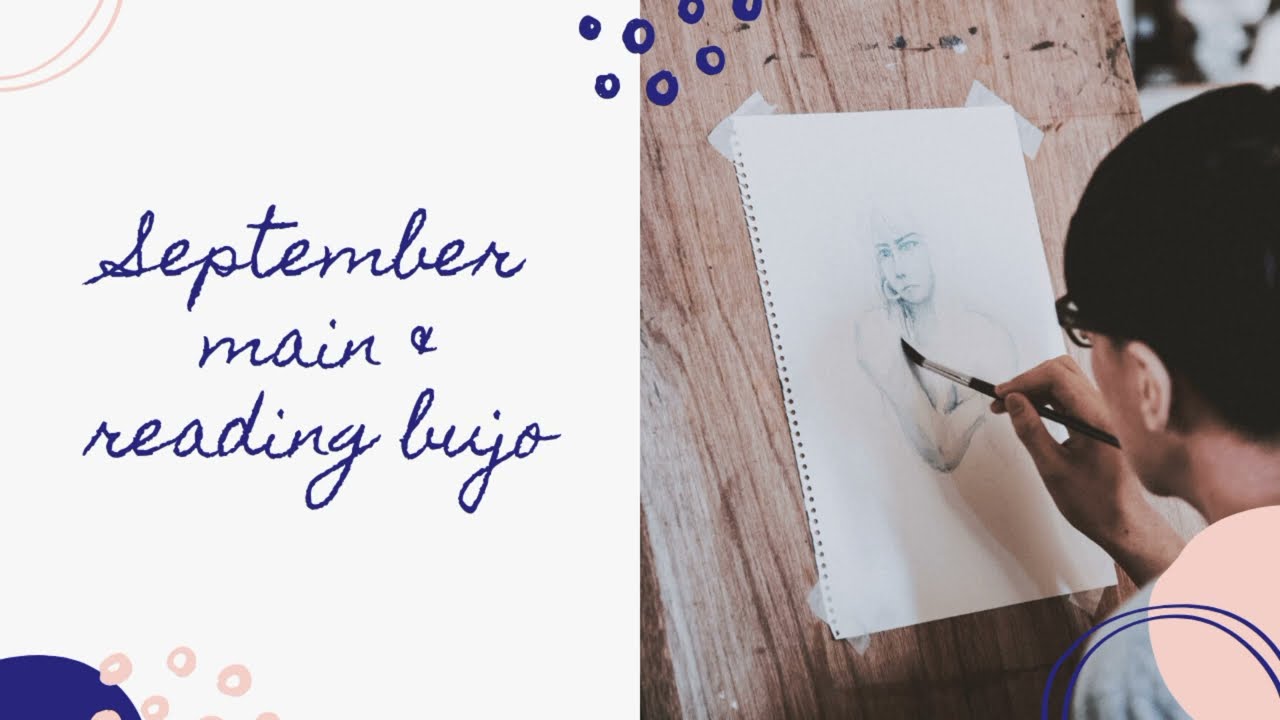 September main & reading bujo