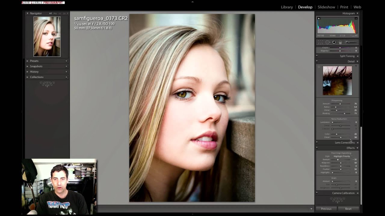 Edit this Portrait In Adobe Lightroom