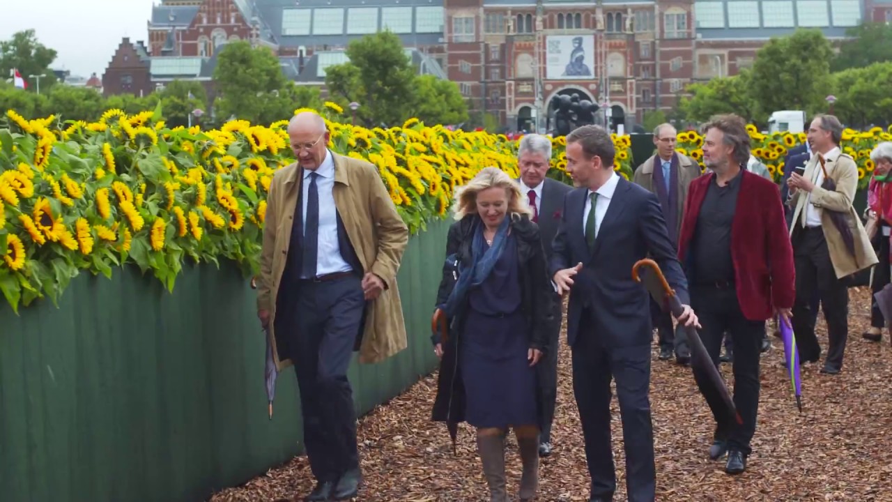 SUNRICH F1 | Takii Seed | Gigantic 'Sunrich – Van Gogh's Favorite’ labyrinth in Amsterdam