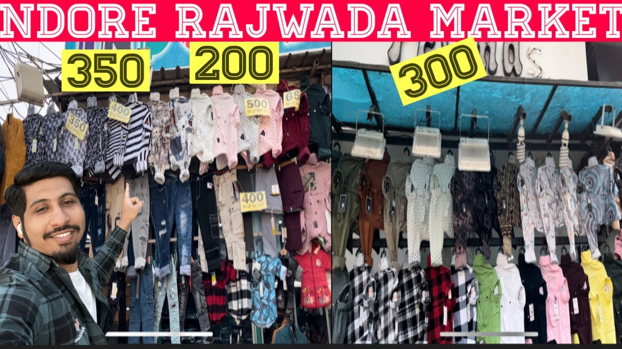 Indore Rajwada Kapra market| Rajwada Cloth market| indore Street market| Indore wholesale market 🔥