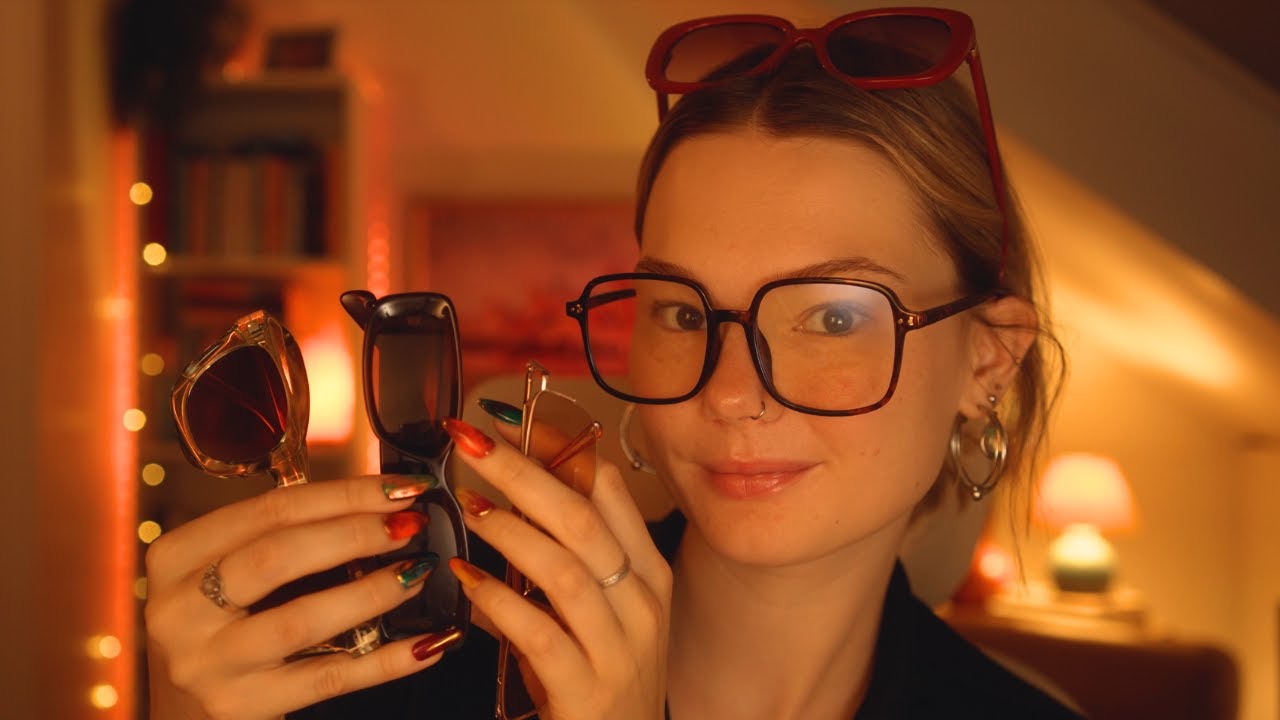 ASMR Glasses Collection Show & Tell 👓✨ (Soft Whispers & Tapping)