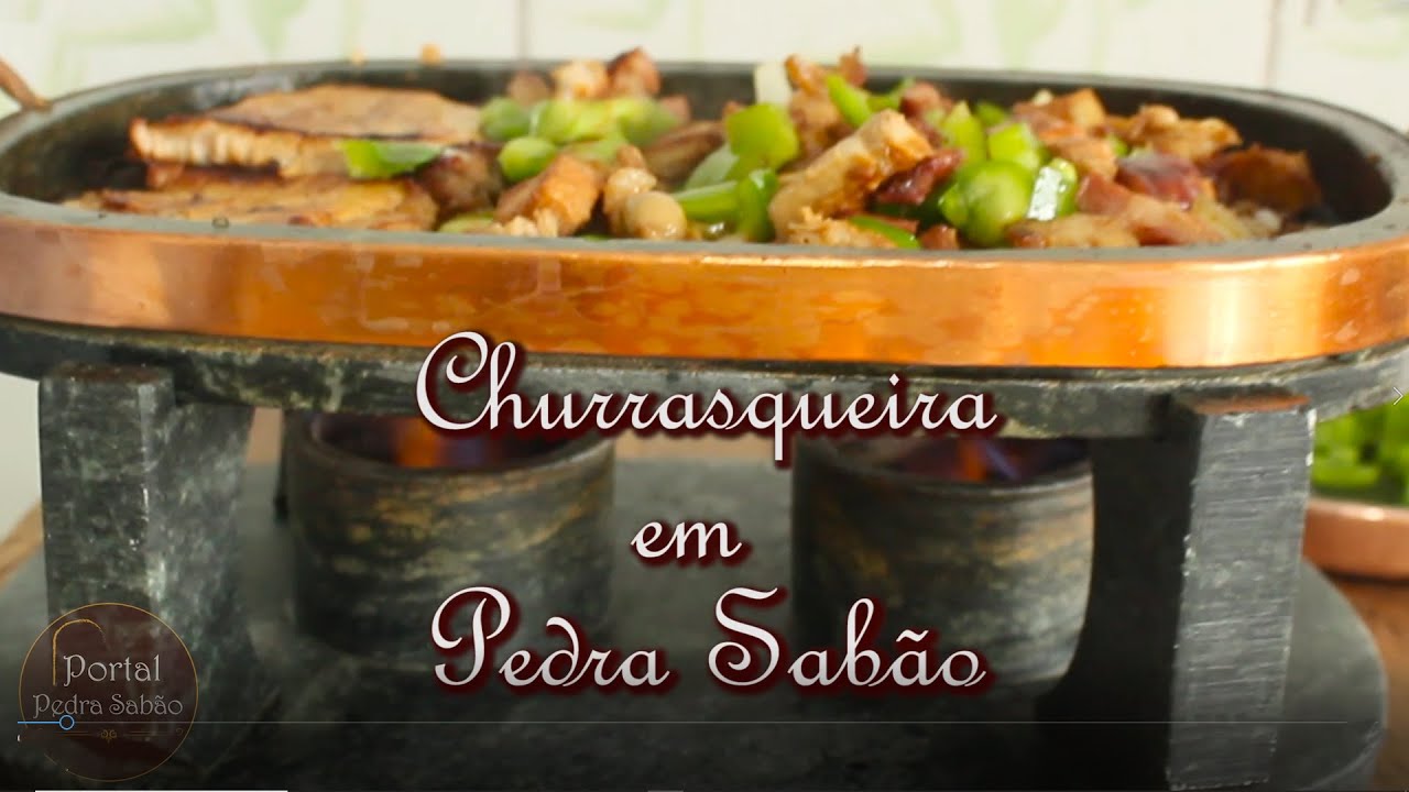 Churrasqueira em pedra sabão - Video demonstrativo