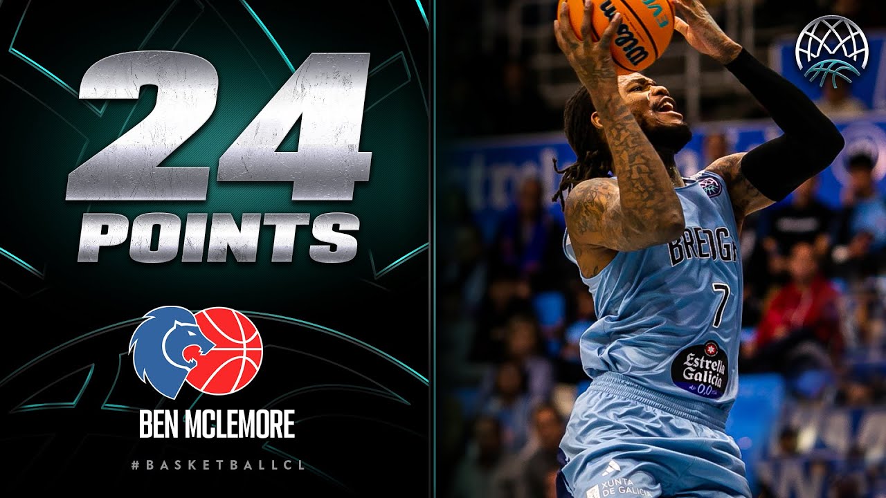 Ben McLemore (24 PTS | 19 EFF) | Player Highlights | BREO v KSK | #BasketballCL 2023-24