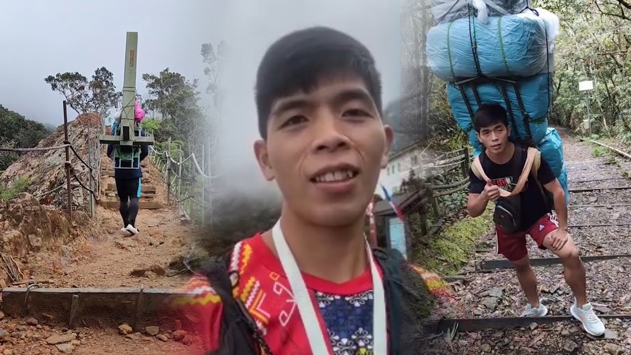 Respek! Ada STPM tapi lelaki ini kerja ambil upah angkut barang ke puncak Gunung Kinabalu