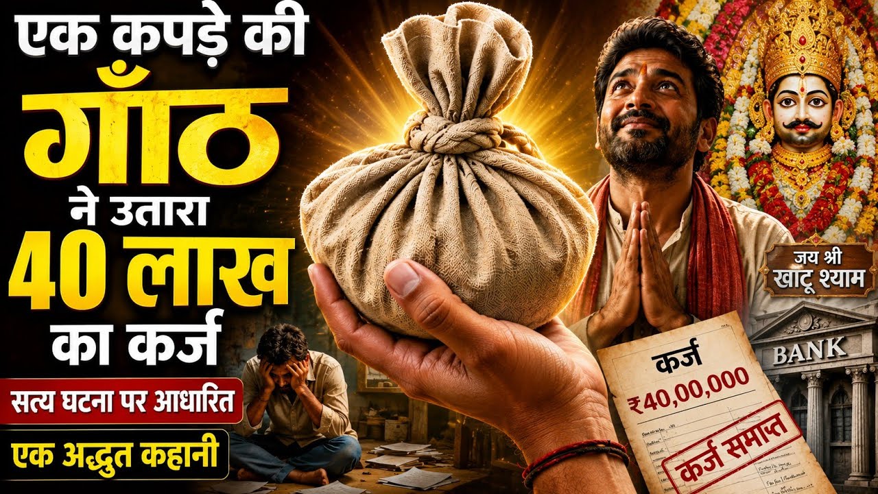 कपड़े की एक गाँठ ने उतारा लाखों का कर्ज !सत्य घटना पर आधारित ! जय श्री खाटूश्याम 🙏‎⁨@karmbhakti17