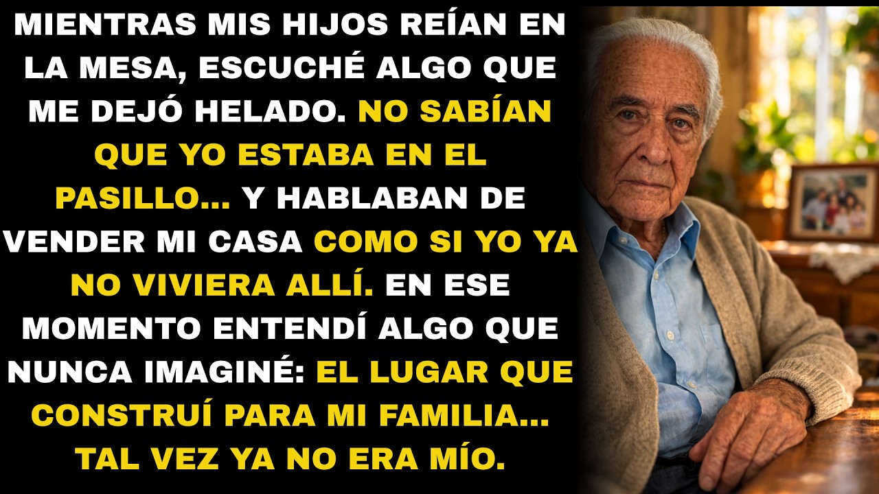 Escuché a mis hijos hablar de vender mi casa… mientras yo aún vivía en ella