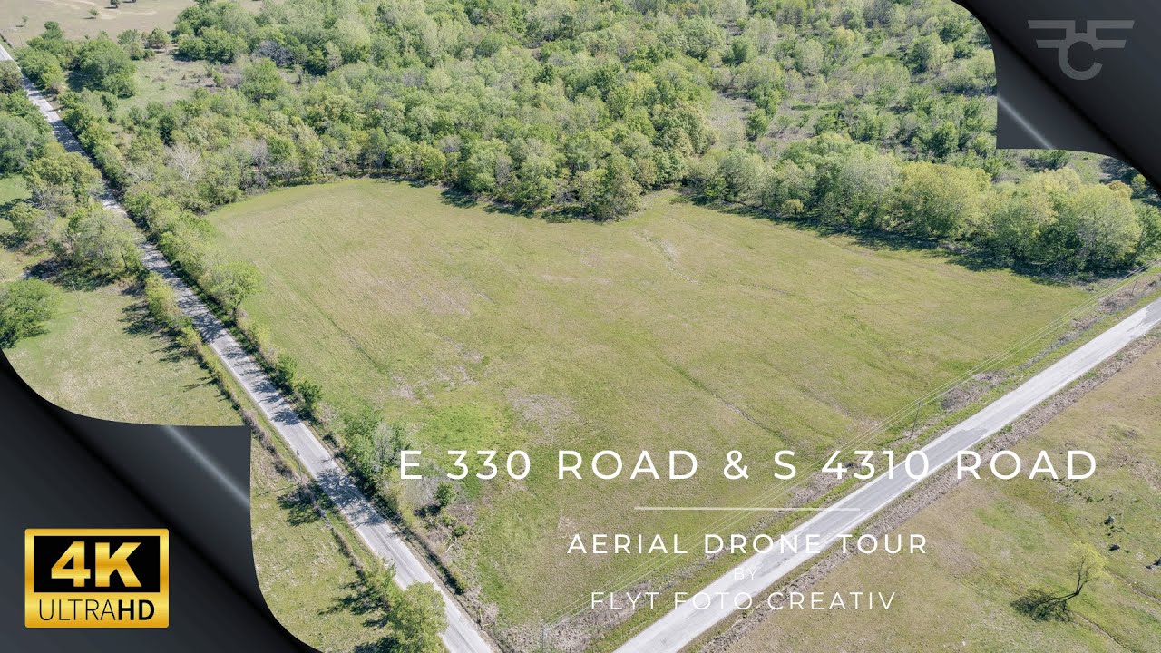 Big Cabin 8 Acres Corner Property | Aerial Drone Tour | 4K UHD