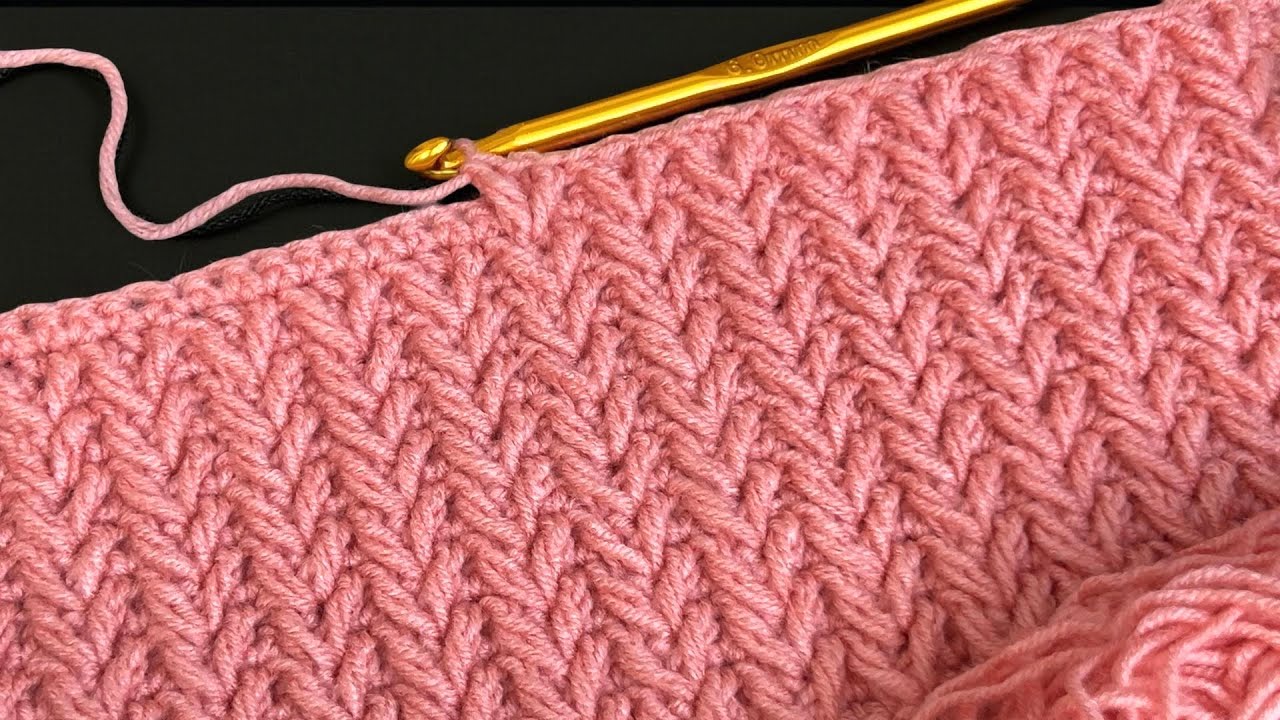 EASY Crochet Pattern for Beginners! 🌸 Crochet Stitch for Baby Blanket, Bag & Scarf