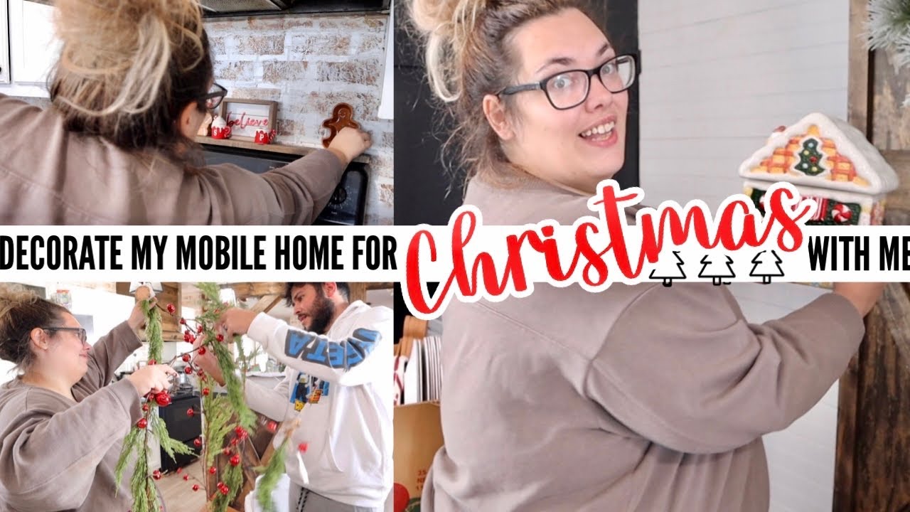 *NEW 2022* 🎄DECORATING MY MOBILE HOME FOR CHRISTMAS | indoor and outdoor Christmas decor!
