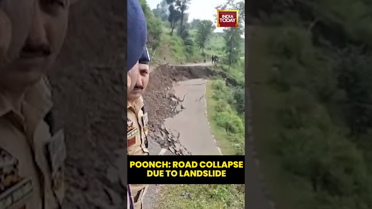 Poonch: Road Collapse After Landslide | Jammu & Kashmir News | India Today