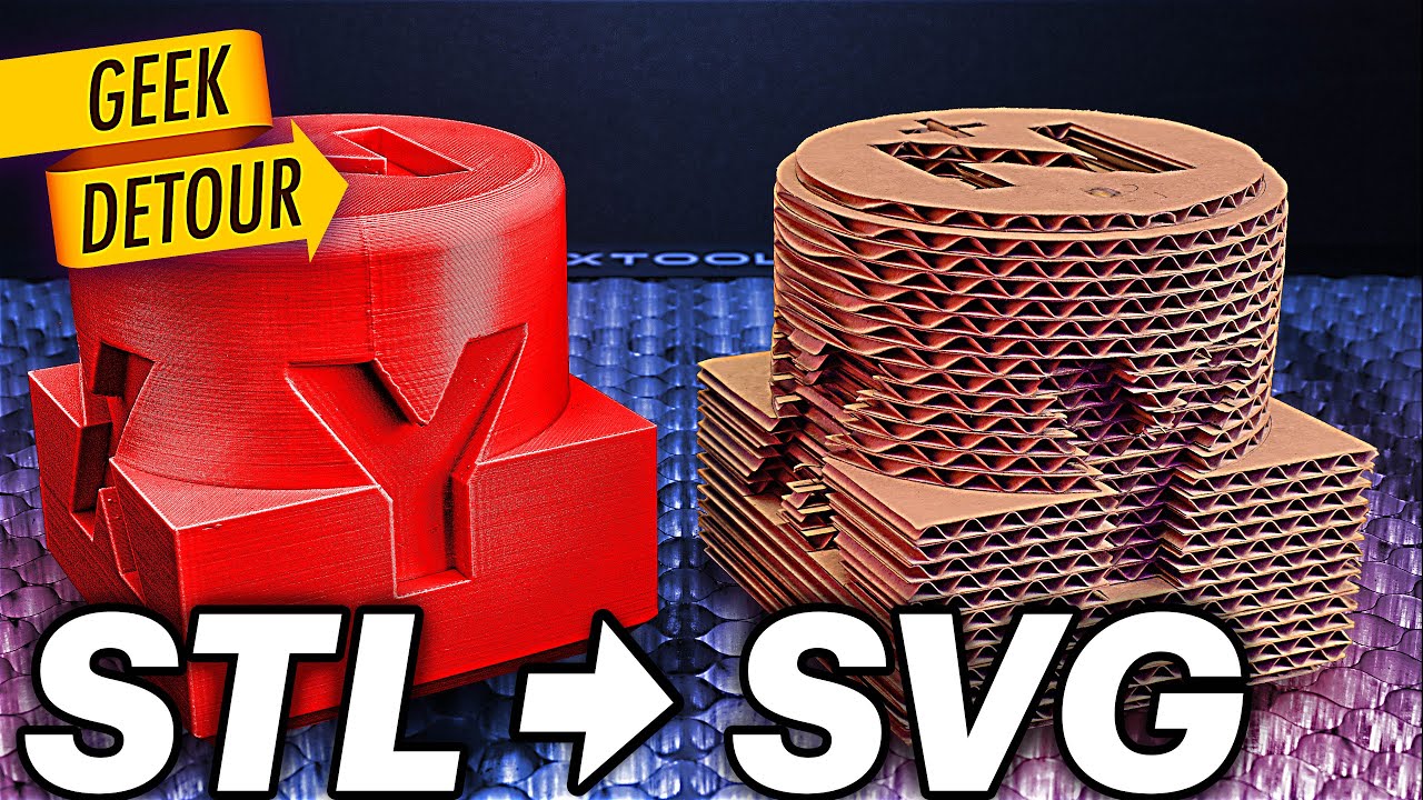 How to Laser Cut Cardboard from STL | xTool S1 Laser Cutter