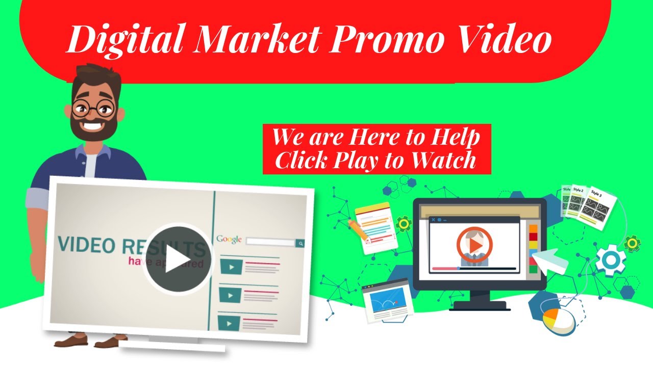 Digital Market Intro Video