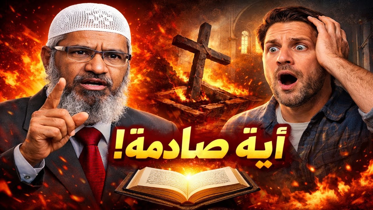 آية من القرآن الكريم صدمت كل المسيحيين وهزت كنائسهم | ذاكر نايك يصدم كل النصاري
