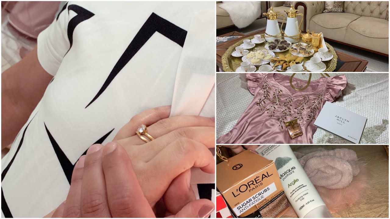 روتين عروسة جديدة 2022😍تحضيرات اول عيد مع زوجي❤️ ارواحو تشوفو تنظيف عميق للبشرة مكياج😍