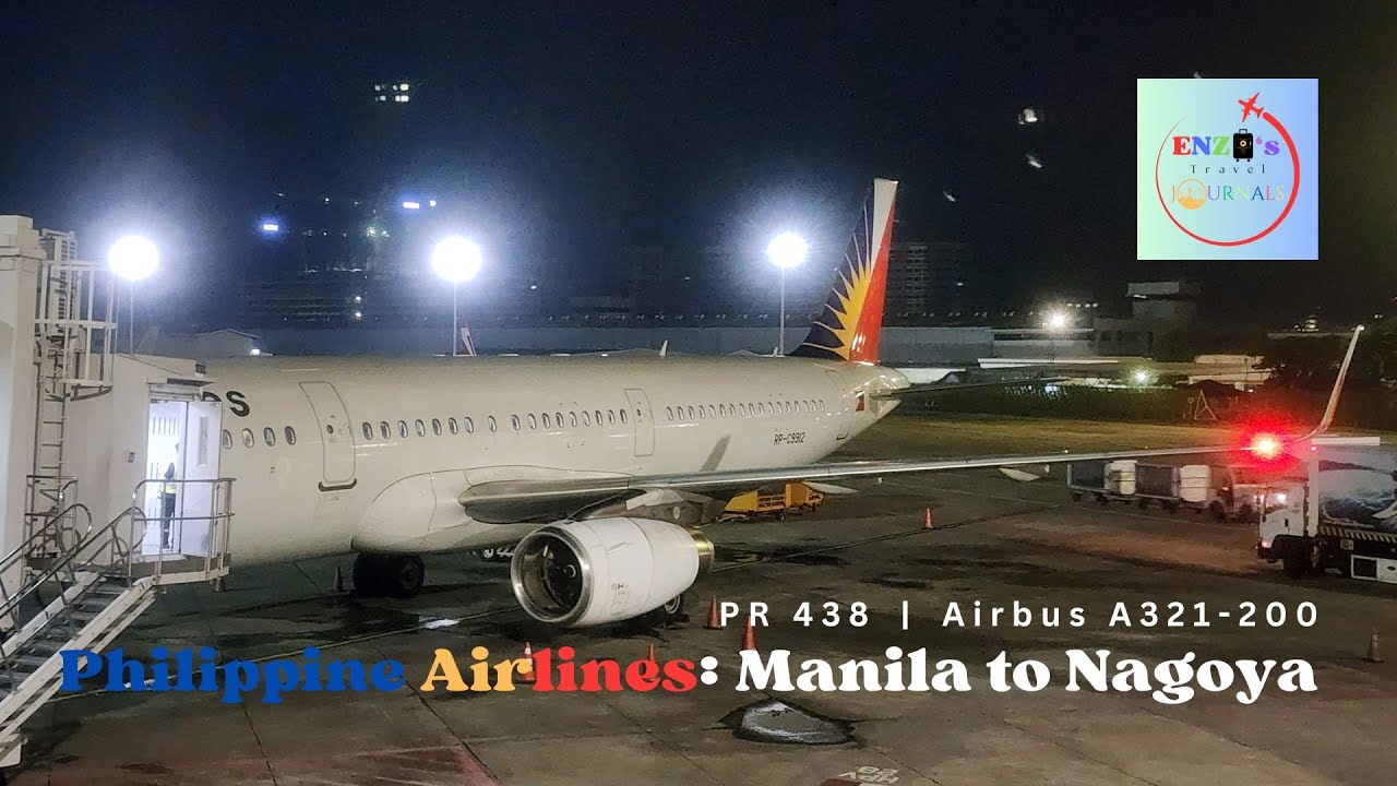 Philippine Airlines Airbus A321-200: Manila to Nagoya | Enzo's Travel Journals