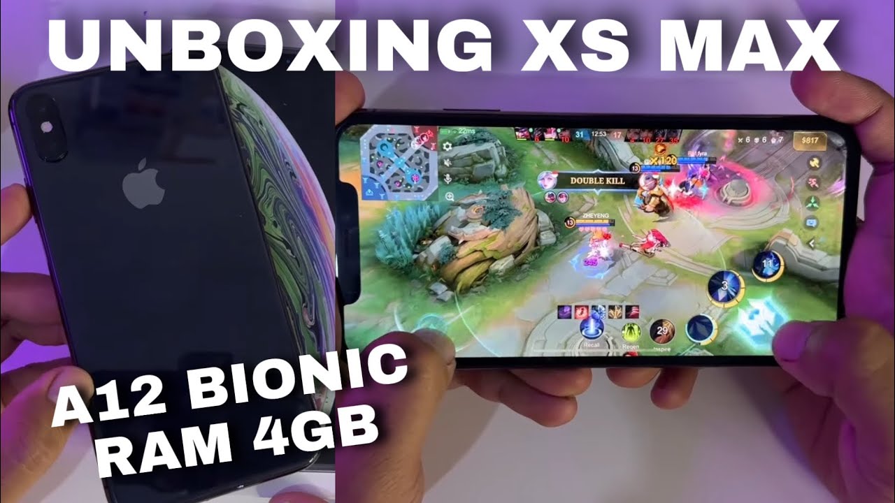 UNBOXING LAGI IPHONE XS MAX TEST GAME MOBILE LEGEND DI 2025 SANGAT WORTH IT