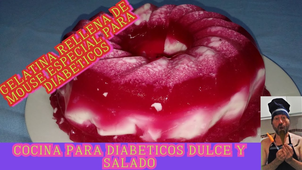 Gelatina rellena para diabéticos✨especial para el verano✨
