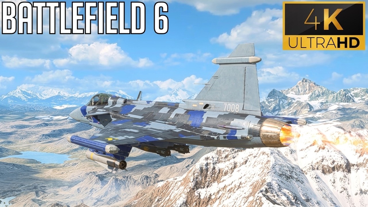 Battlefield 6 - JAS 39 GRIPEN Jet Gameplay [4K OVERKILL]