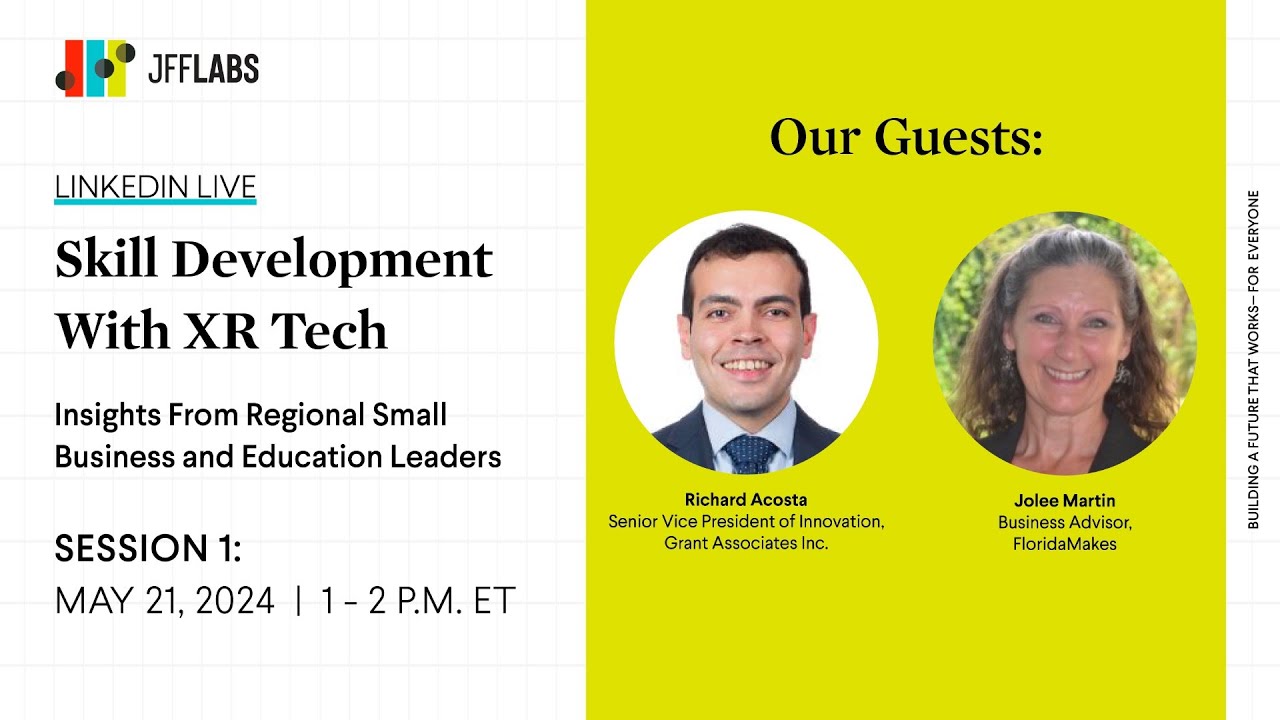 Session 1: Skill Development With XR Tech