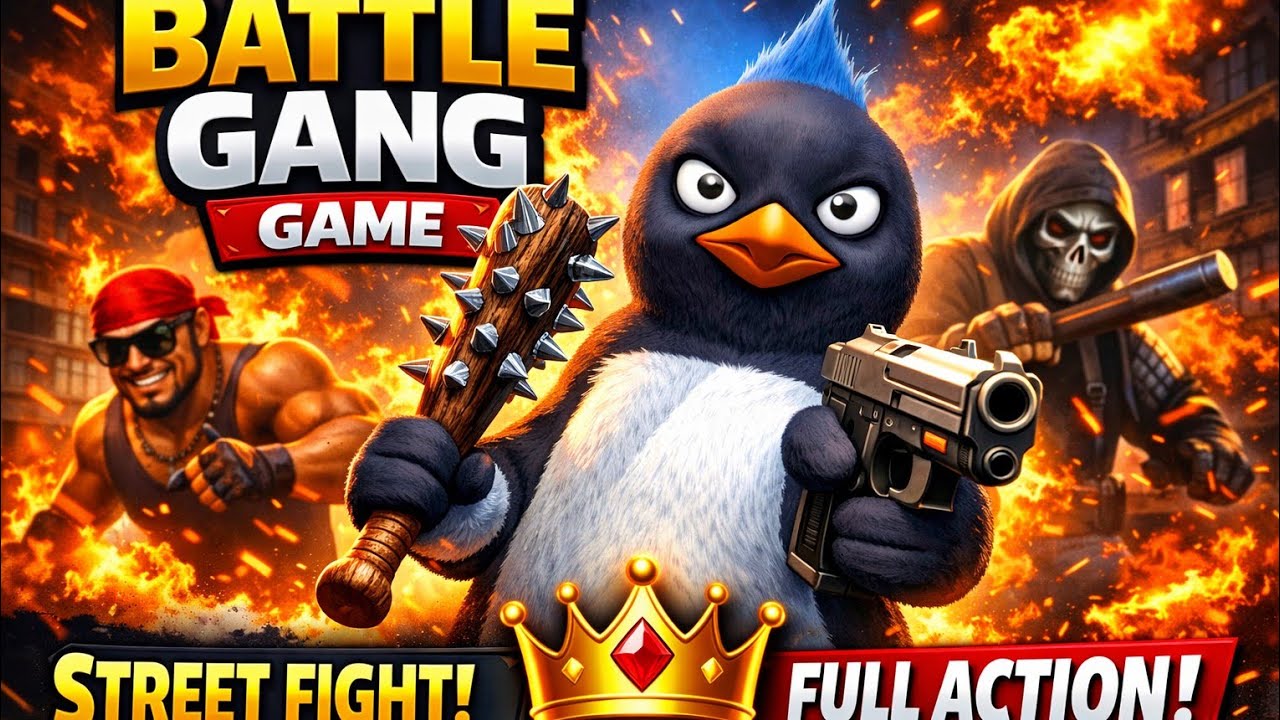 The Most Funny battle Gang Mobile#funny games#