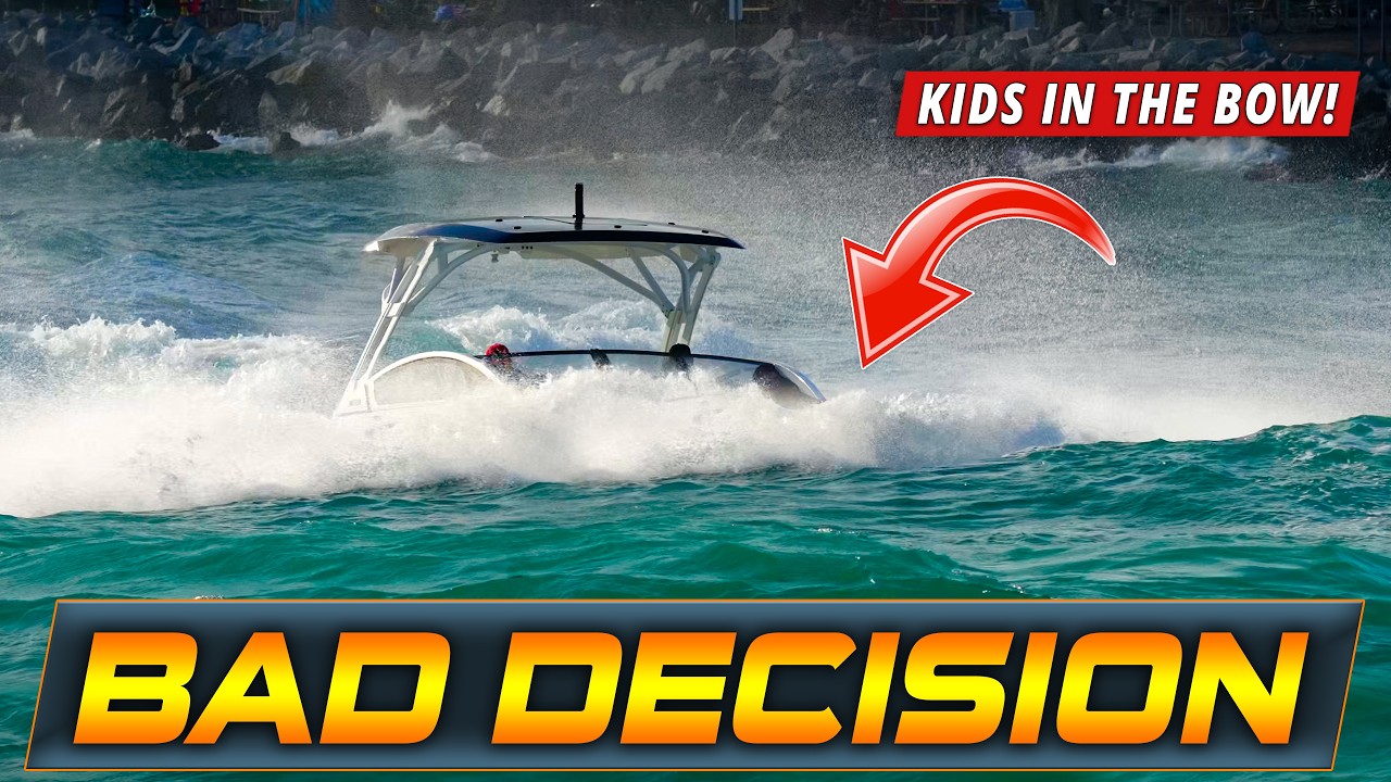 BAD DECISIONS AT HAULOVER INLET !! | HAULOVER BOATS | WAVY BOATS