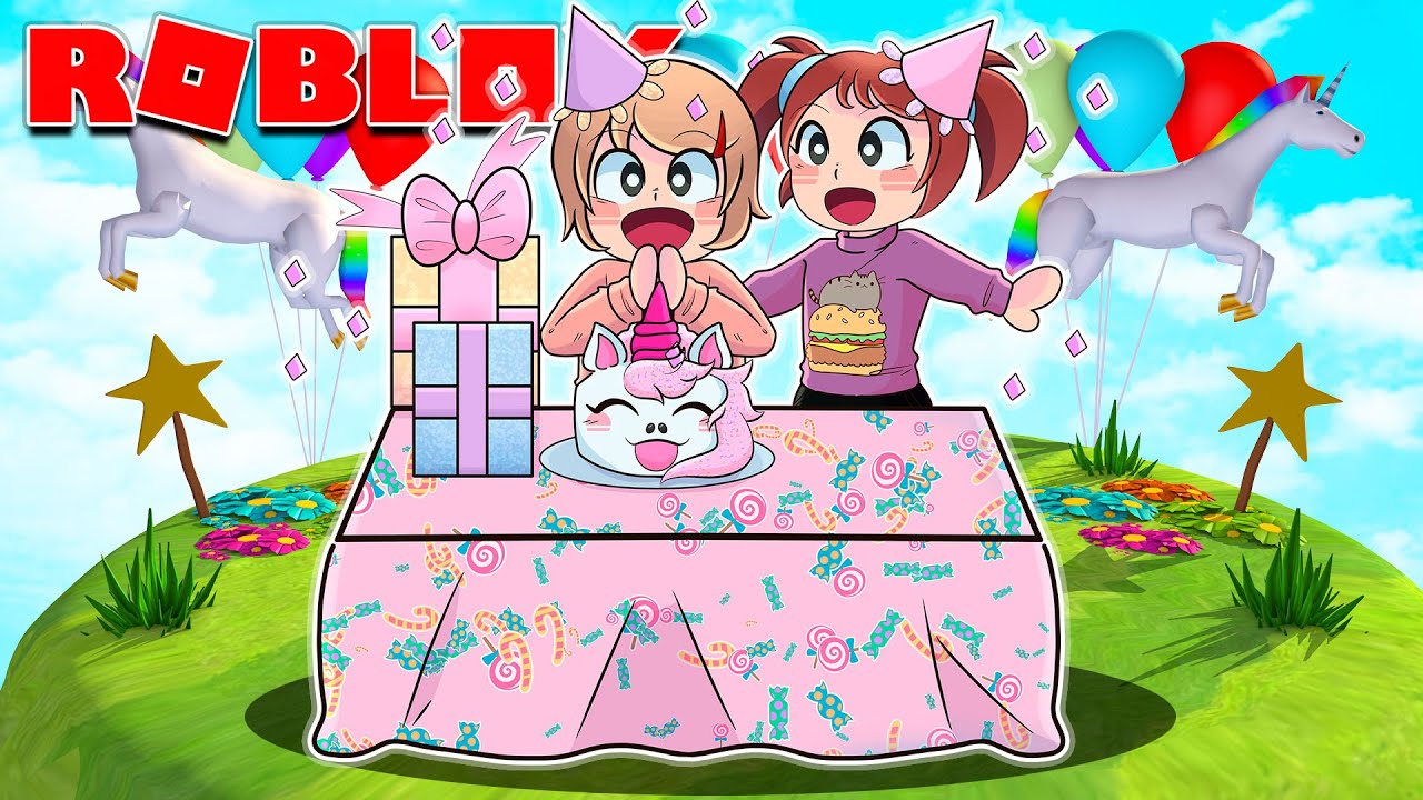 Molly's Birthday At Magical Party Island | Roblox!