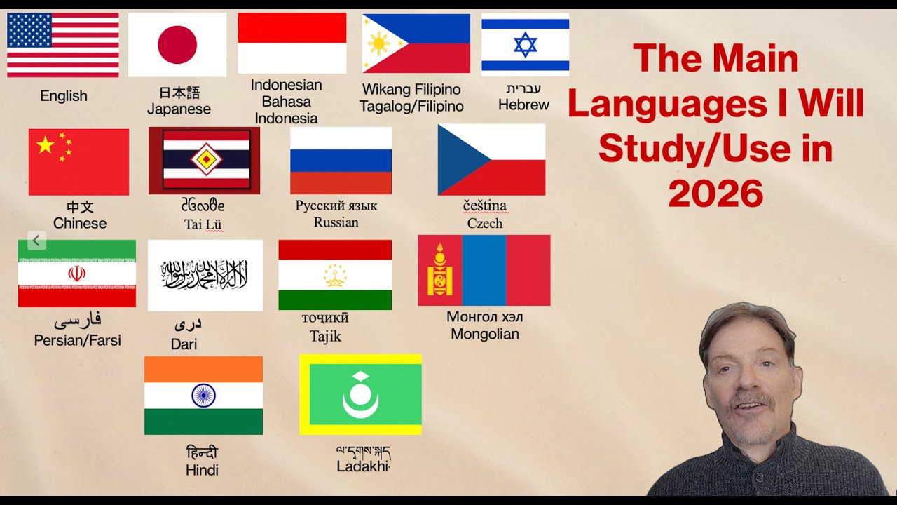 The Languages I’ll Be Using and Studying in 2026 — Across Asia and Beyond