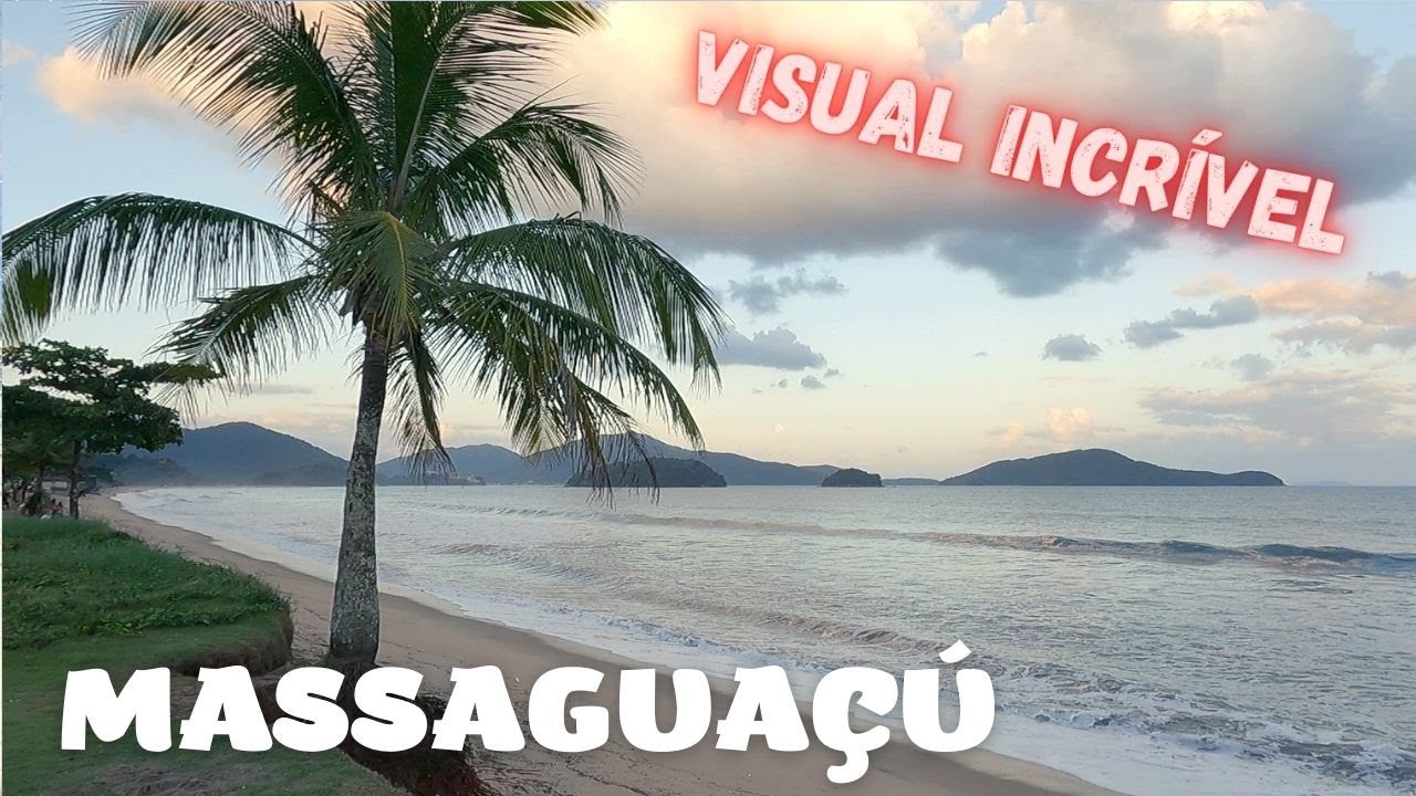 PRAIA DO MASSAGUAÇÚ - A PRAIA MAIS LINDA DE CARAGUATATUBA SP