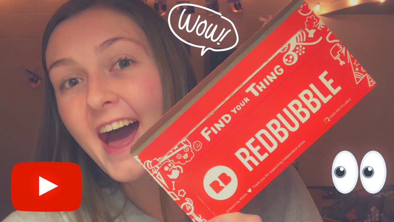 UNBOXING REDBUBBLE STICKERS