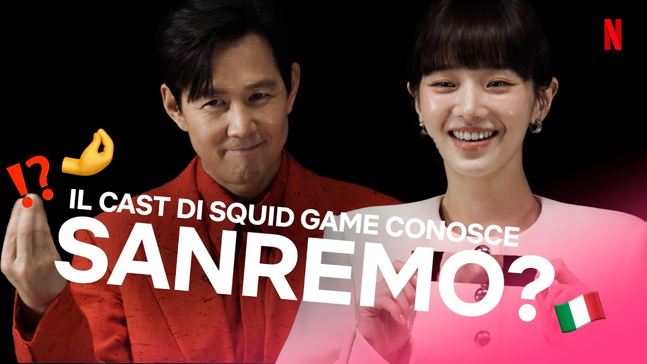 ITALIA e SANREMO: quanto ne sa il cast di SQUID GAME?