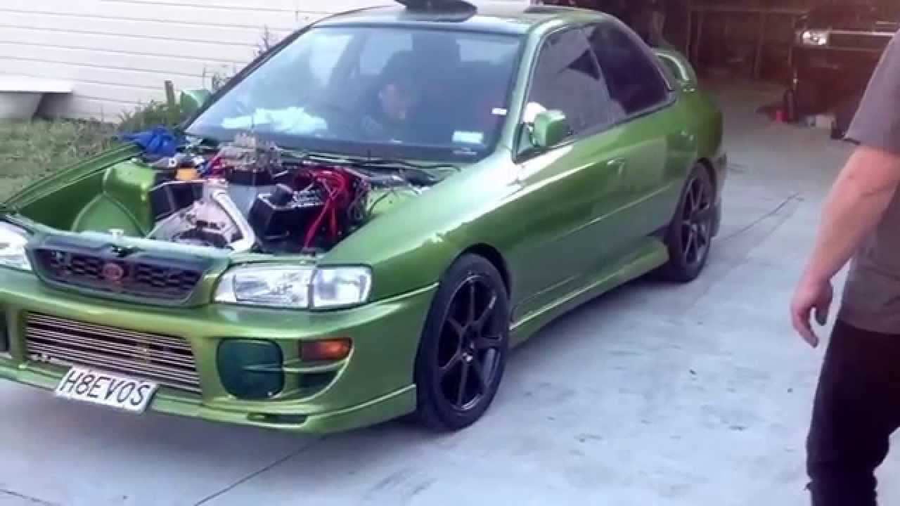 H8EVOS First drive of chev V8 powered Subaru WRX STi RA