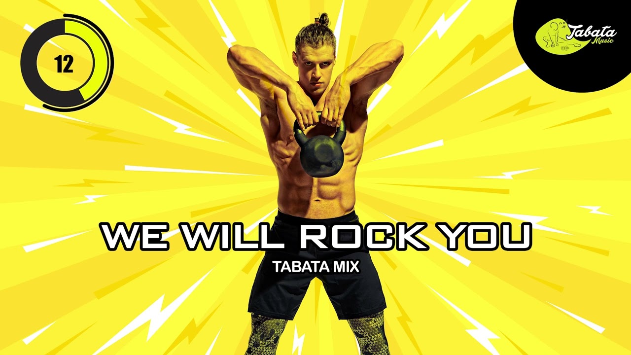 Tabata Music - We Will Rock You (Tabata Mix) w/ Tabata Timer