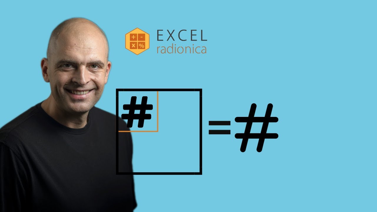 Kako se koristi znak taraba (#)  u Excel-u