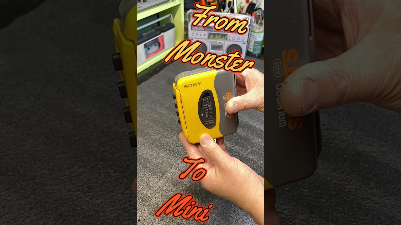 От монстра до мини-бумбокса #sony #walkman