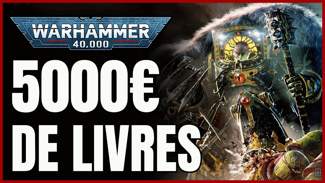 Un abonné m'a Offert SA COLLECTION de Livres Warhammer  !holy !brush