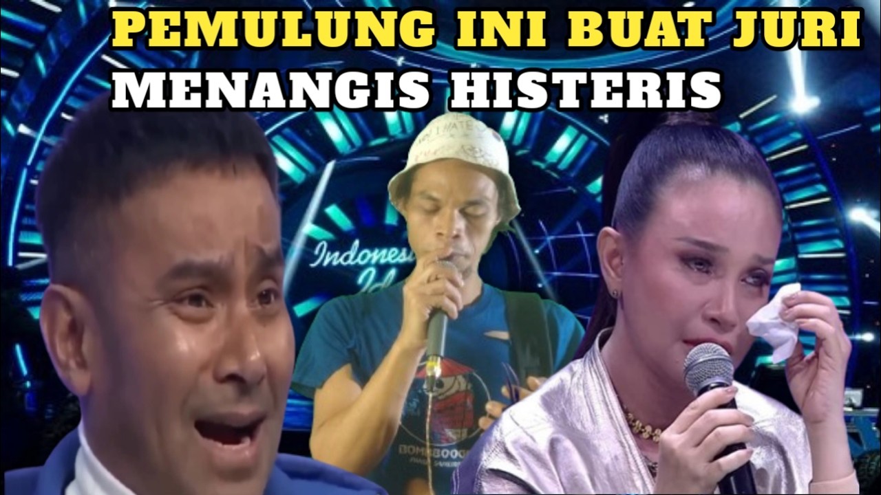 Pemulung ini buat juri Menangis Histeris karena Lagu Ebit G ade (Parodi)