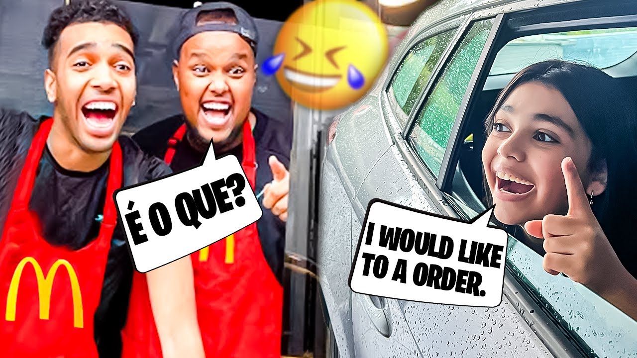 Falei INGLÊS no Drive Thru de PORTUGAL! Passei a MAIOR VERGONHA!!!