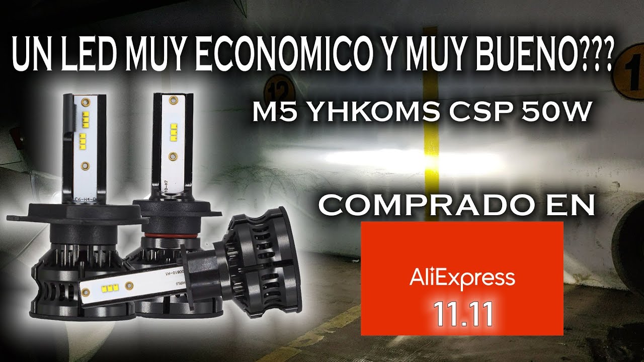 LED de 10 d&oacute;lares, muy econ&oacute;mico y MUY BUENO? - YHKOMS M5 CSP H4 LED -