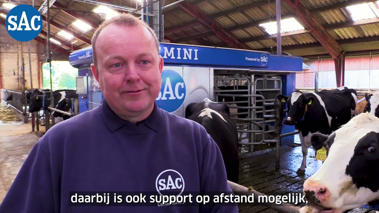 De GEMINI, onze melkrobot, melkt de koe goed en volledig uit (Nederlands)