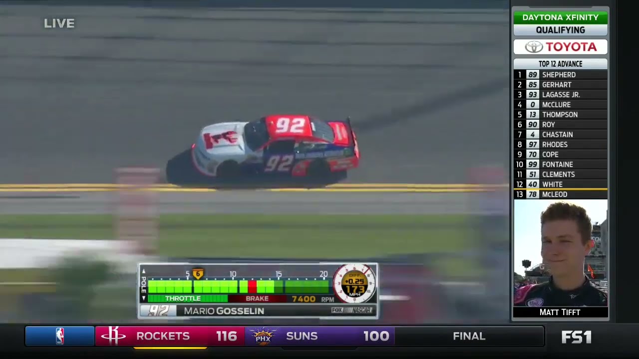 2016 NASCAR Xfinity Series Powershares QQQ 300 at Daytona Qualifying (Full)
