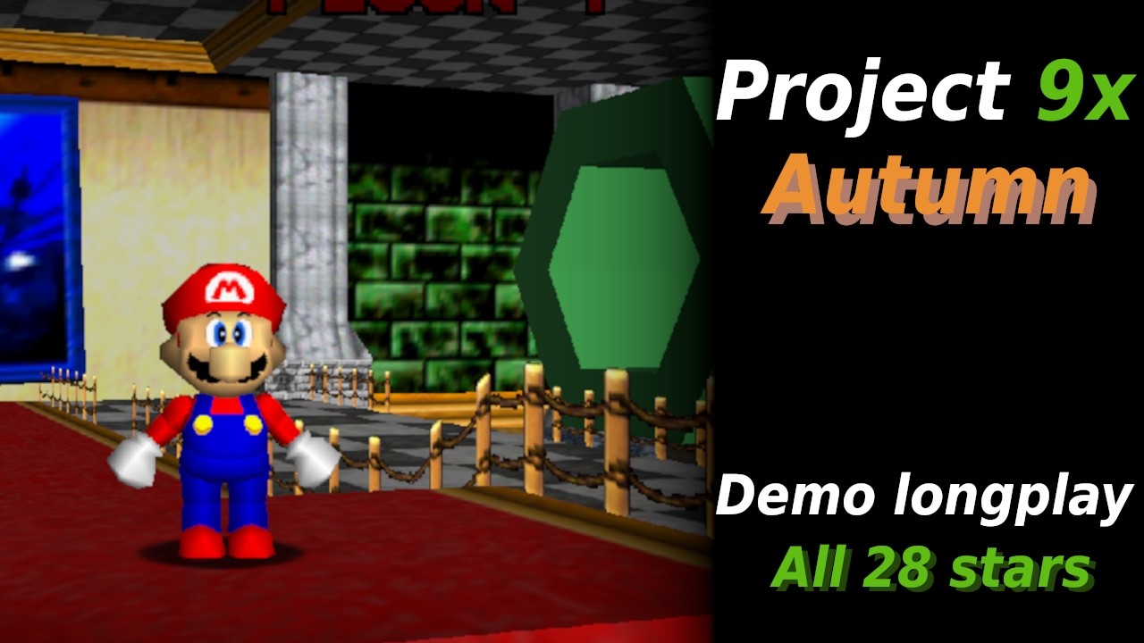 Project Autumn 9X DEMO - Longplay (All 28 Stars)