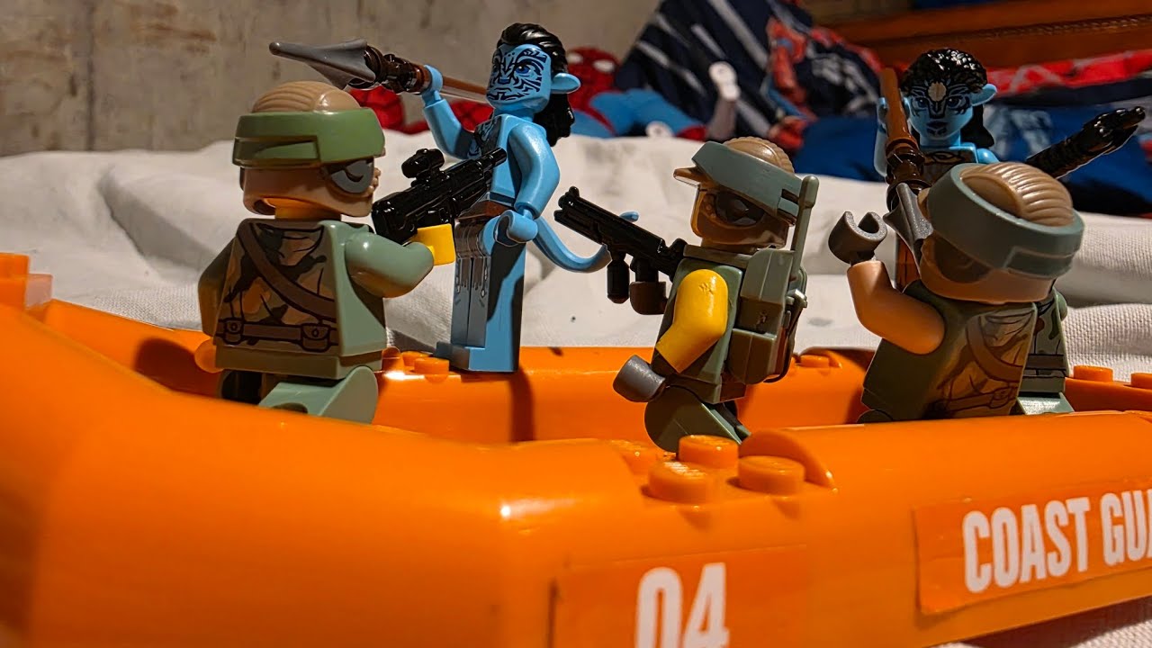 Lego AVATAR stop motion: Fishing time 