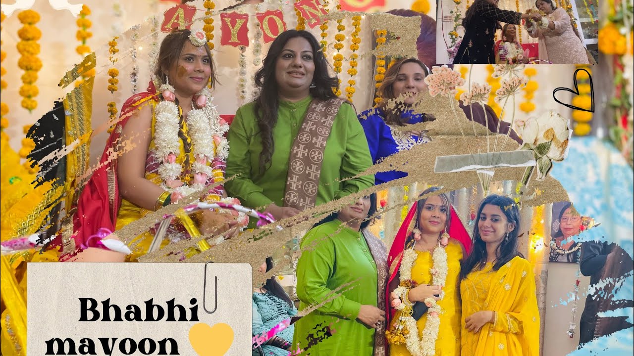 Bhabhi’s Entry! 💛😍 | Mayoon Part II | Barimama started crying?🥹 | Faith John